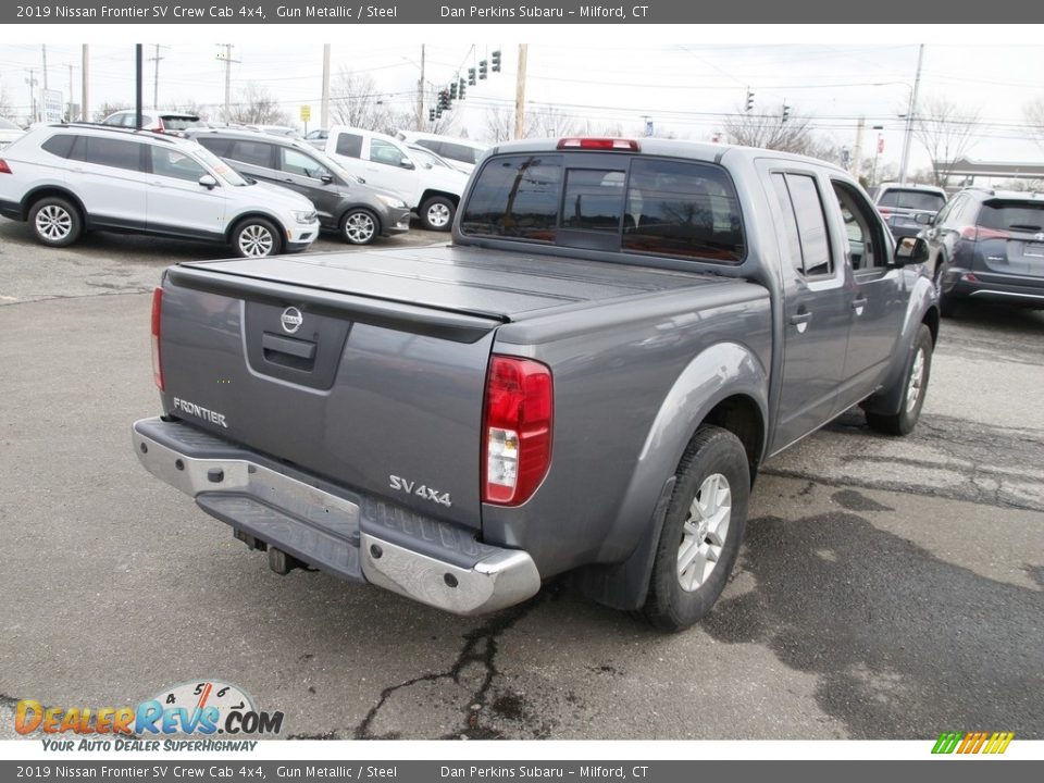 2019 Nissan Frontier SV Crew Cab 4x4 Gun Metallic / Steel Photo #5