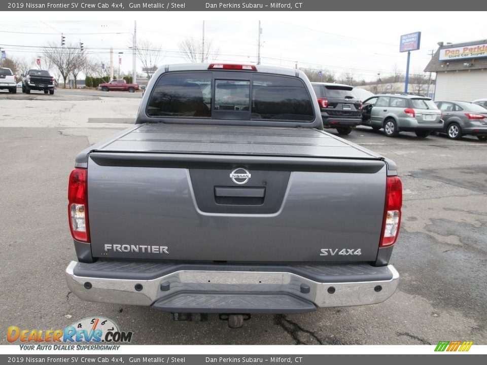 2019 Nissan Frontier SV Crew Cab 4x4 Gun Metallic / Steel Photo #6