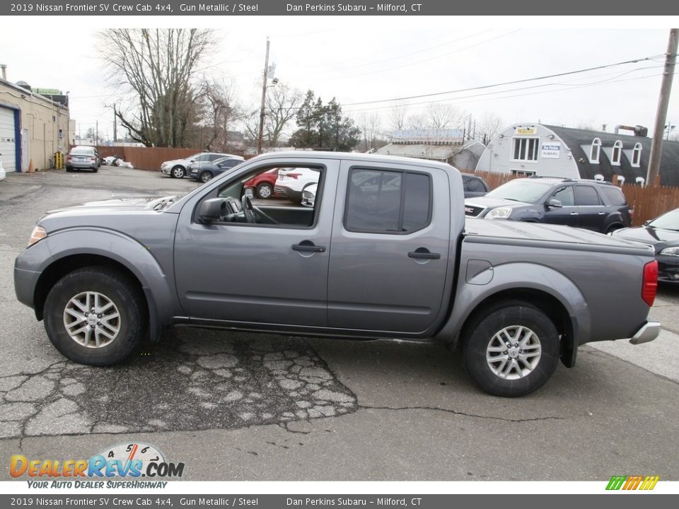 2019 Nissan Frontier SV Crew Cab 4x4 Gun Metallic / Steel Photo #8