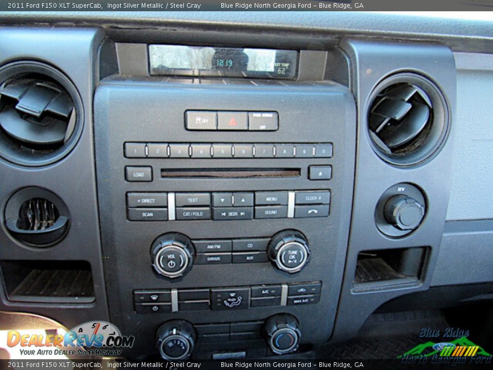 2011 Ford F150 XLT SuperCab Ingot Silver Metallic / Steel Gray Photo #20