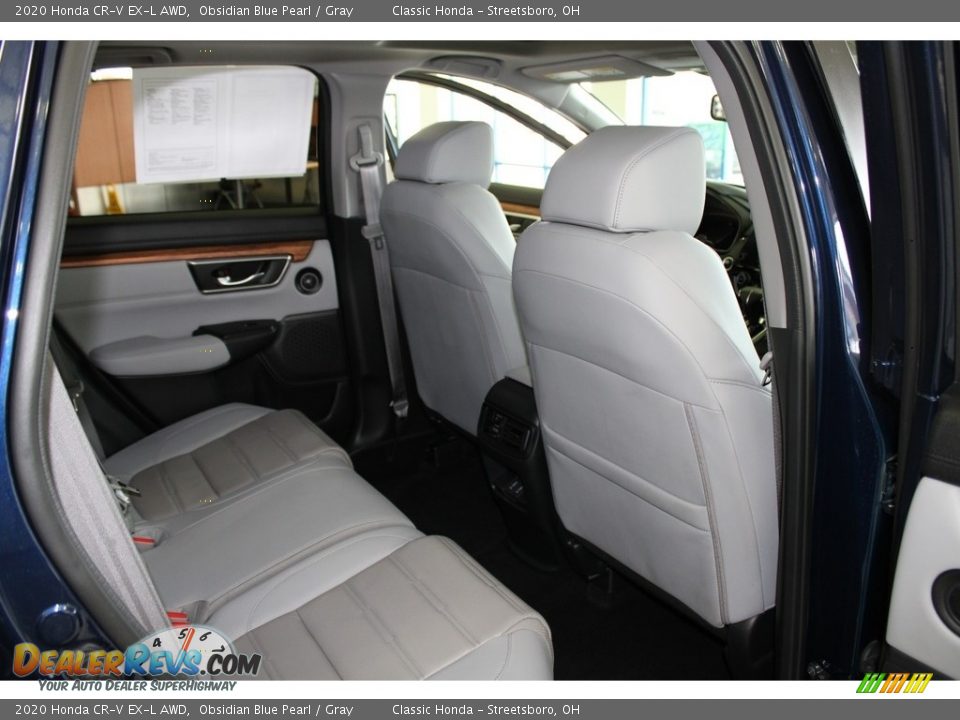 2020 Honda CR-V EX-L AWD Obsidian Blue Pearl / Gray Photo #19