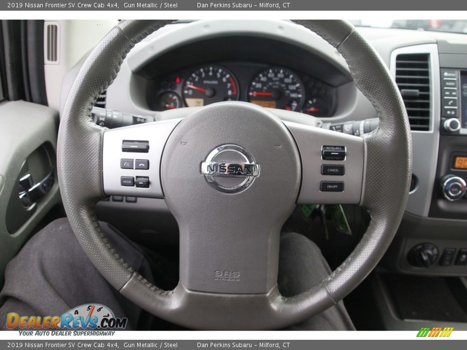 2019 Nissan Frontier SV Crew Cab 4x4 Gun Metallic / Steel Photo #18