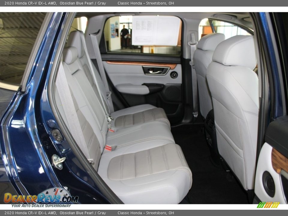 2020 Honda CR-V EX-L AWD Obsidian Blue Pearl / Gray Photo #20