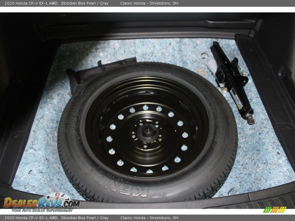 2020 Honda CR-V EX-L AWD Obsidian Blue Pearl / Gray Photo #22