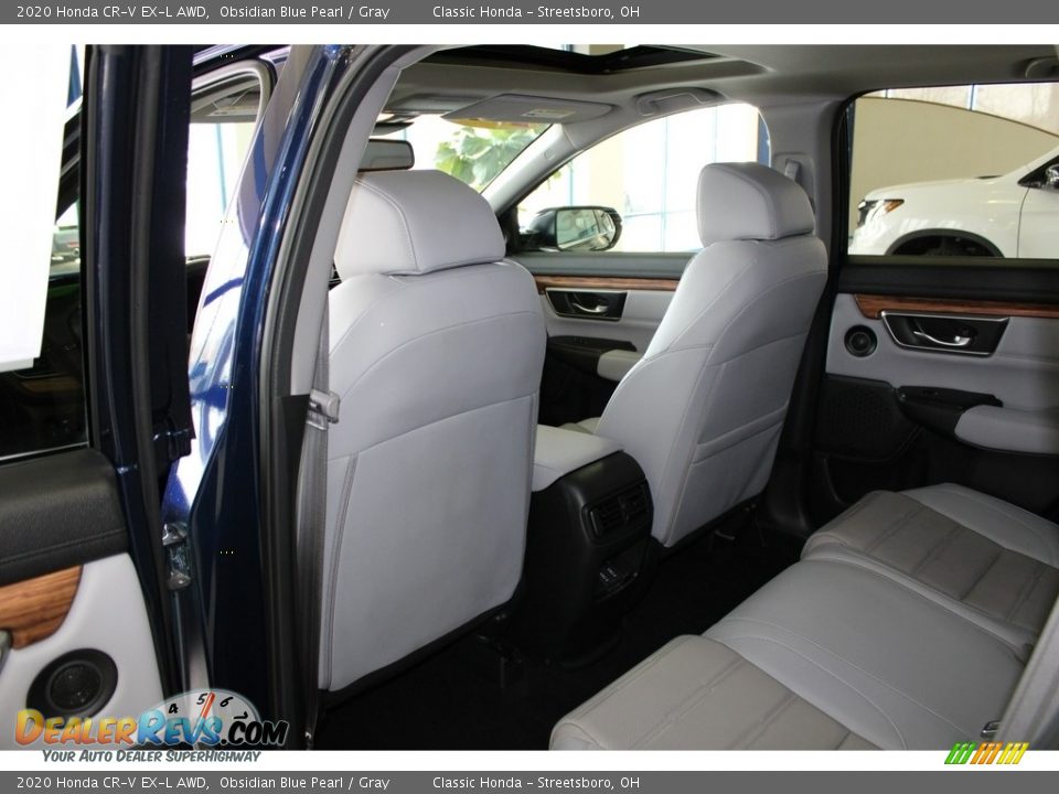 2020 Honda CR-V EX-L AWD Obsidian Blue Pearl / Gray Photo #24