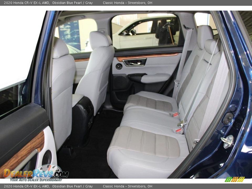2020 Honda CR-V EX-L AWD Obsidian Blue Pearl / Gray Photo #25