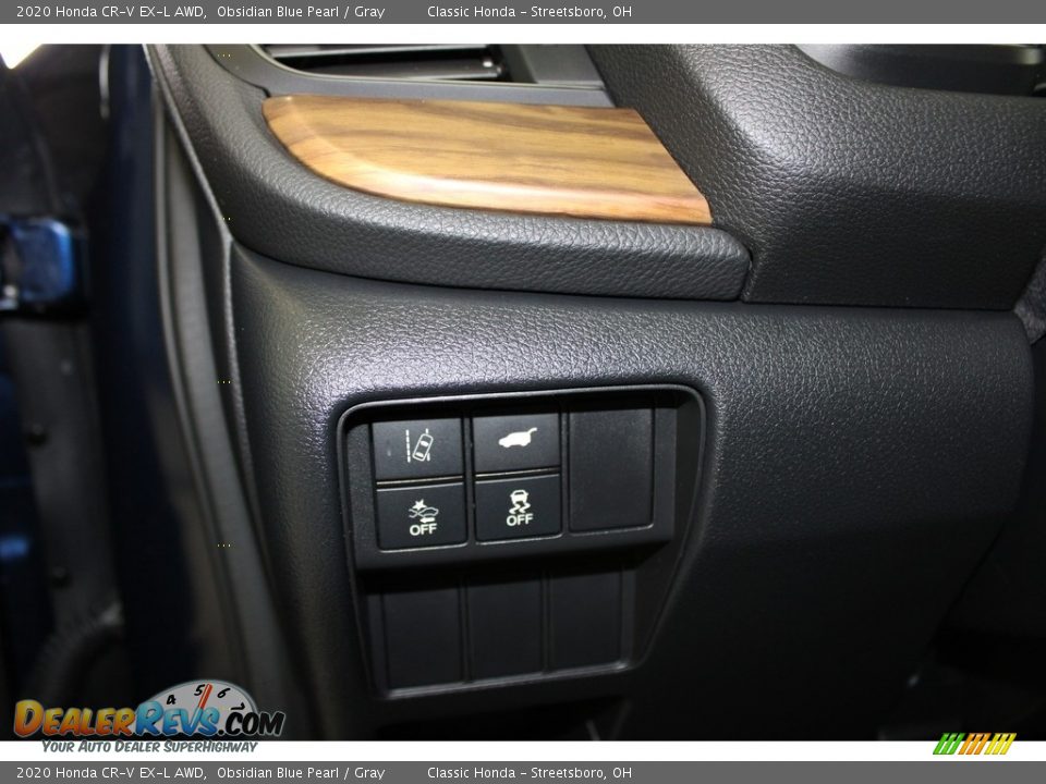2020 Honda CR-V EX-L AWD Obsidian Blue Pearl / Gray Photo #29