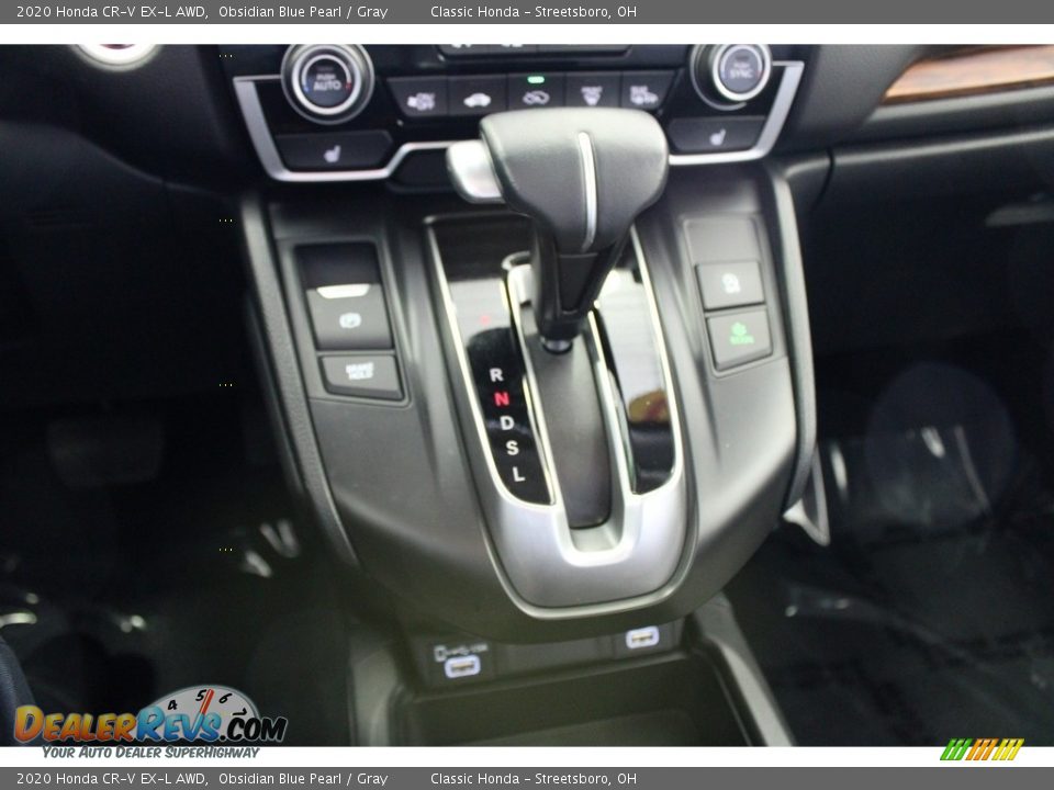 2020 Honda CR-V EX-L AWD Obsidian Blue Pearl / Gray Photo #34