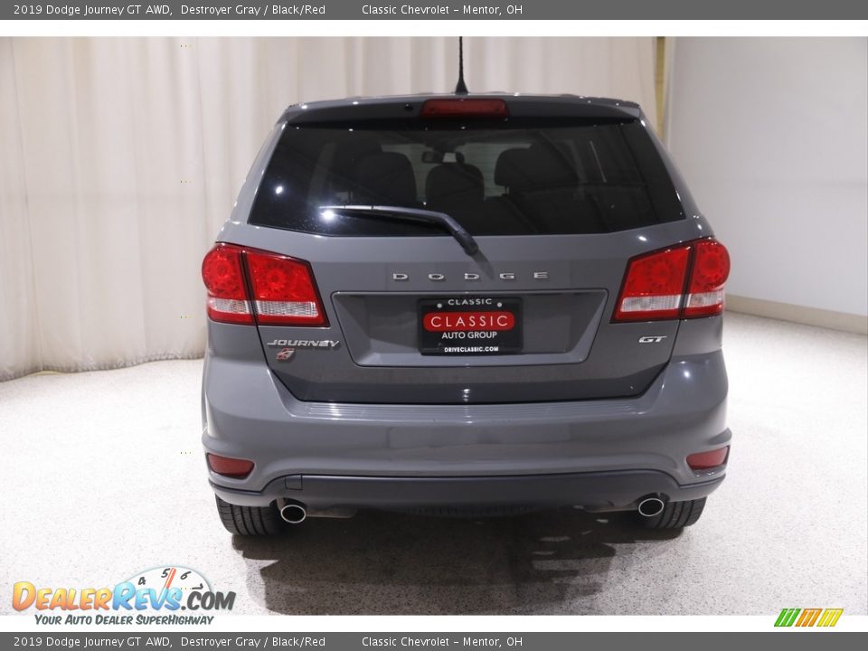 2019 Dodge Journey GT AWD Destroyer Gray / Black/Red Photo #20