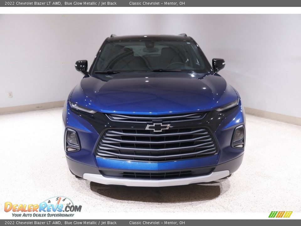 2022 Chevrolet Blazer LT AWD Blue Glow Metallic / Jet Black Photo #2