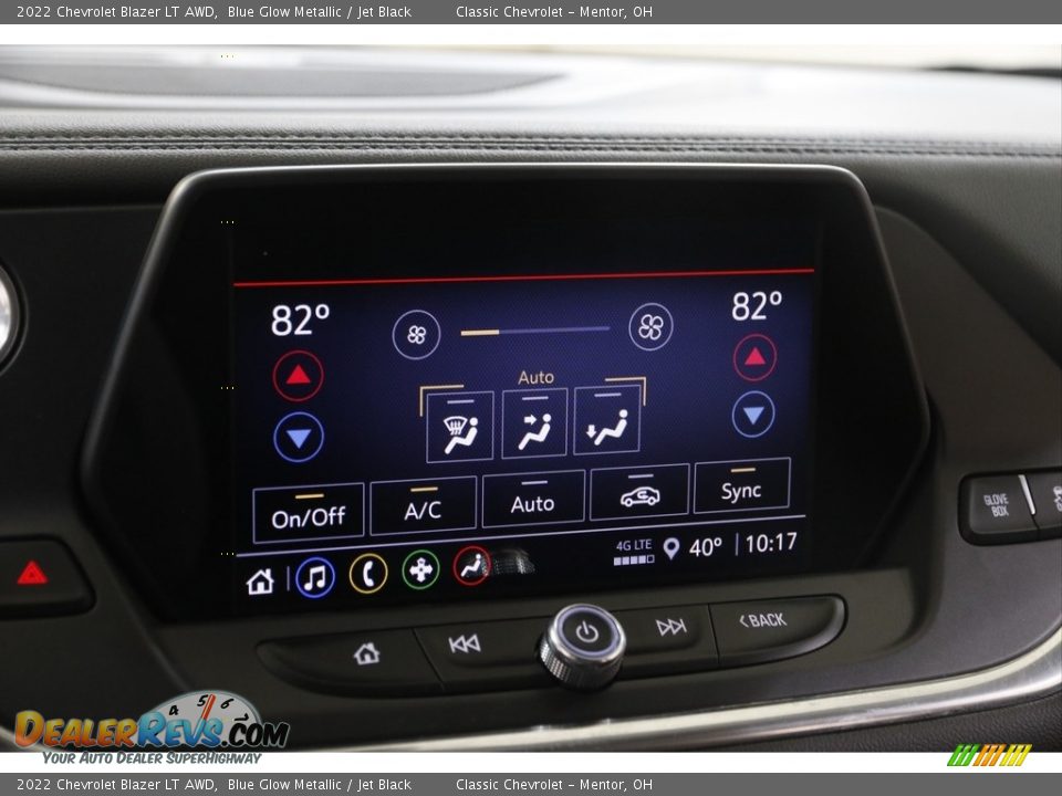 2022 Chevrolet Blazer LT AWD Blue Glow Metallic / Jet Black Photo #12