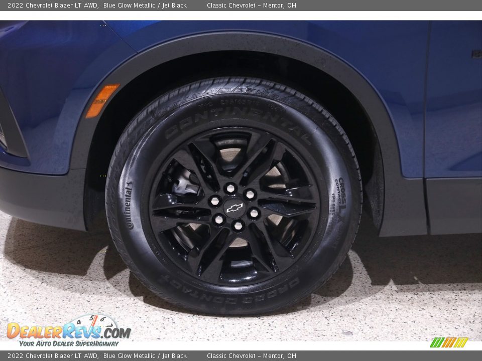 2022 Chevrolet Blazer LT AWD Blue Glow Metallic / Jet Black Photo #21