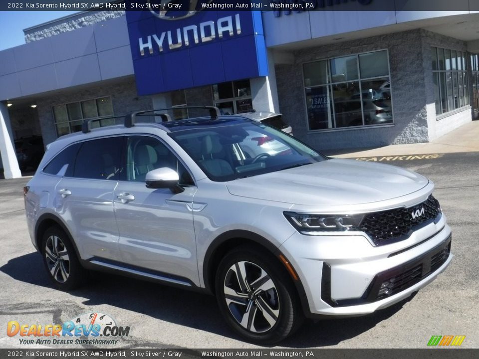 2022 Kia Sorento Hybrid SX AWD Hybrid Silky Silver / Gray Photo #1