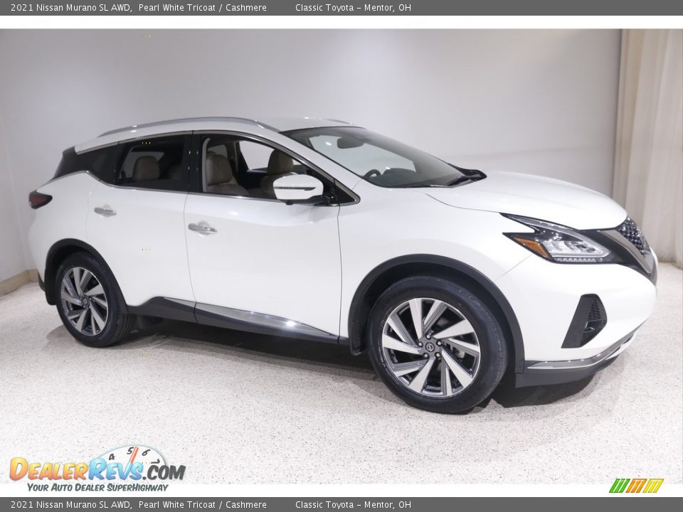 2021 Nissan Murano SL AWD Pearl White Tricoat / Cashmere Photo #1