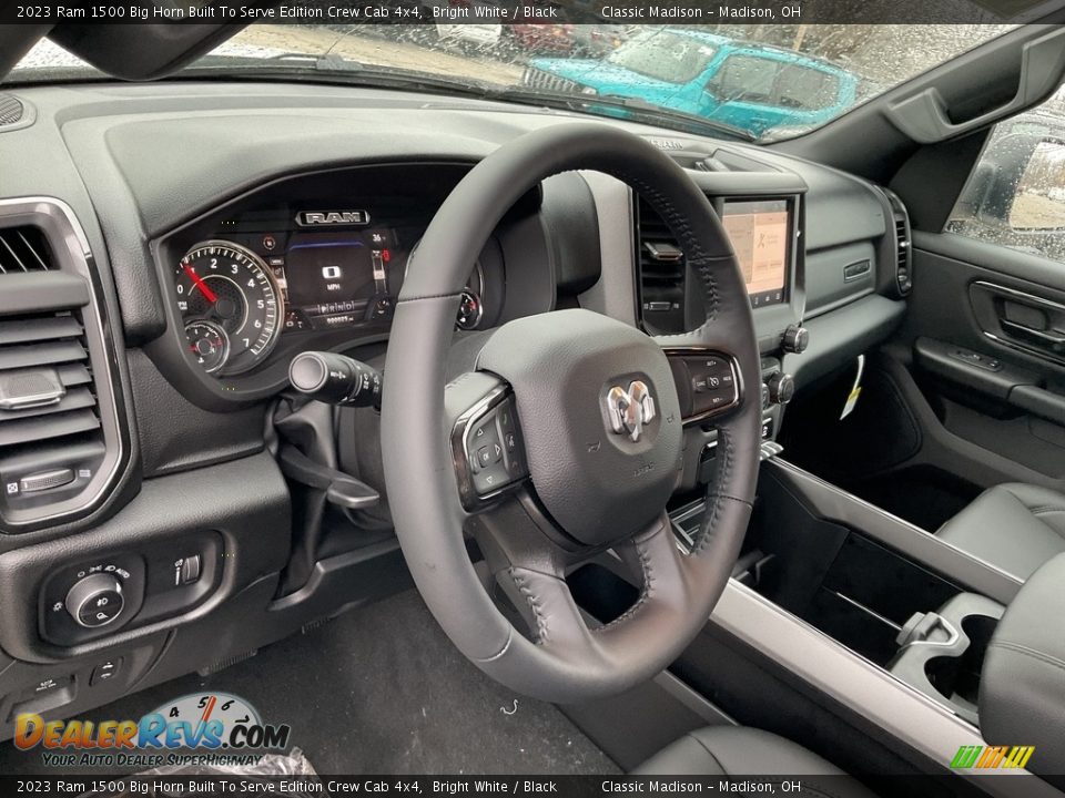 2023 Ram 1500 Big Horn Built To Serve Edition Crew Cab 4x4 Bright White / Black Photo #4