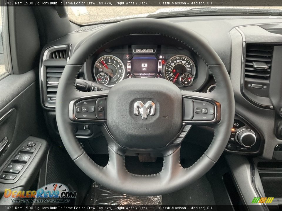 2023 Ram 1500 Big Horn Built To Serve Edition Crew Cab 4x4 Bright White / Black Photo #5