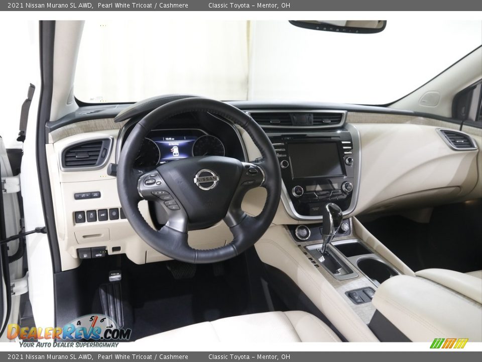 2021 Nissan Murano SL AWD Pearl White Tricoat / Cashmere Photo #6