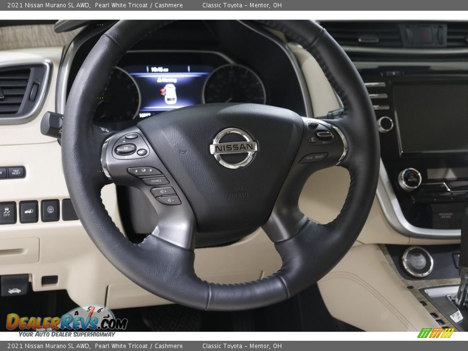 2021 Nissan Murano SL AWD Pearl White Tricoat / Cashmere Photo #7