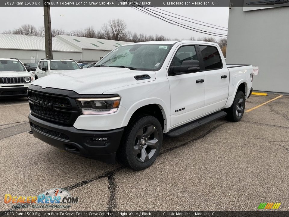 2023 Ram 1500 Big Horn Built To Serve Edition Crew Cab 4x4 Bright White / Black Photo #7