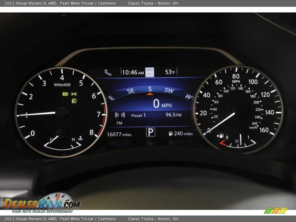 2021 Nissan Murano SL AWD Pearl White Tricoat / Cashmere Photo #8