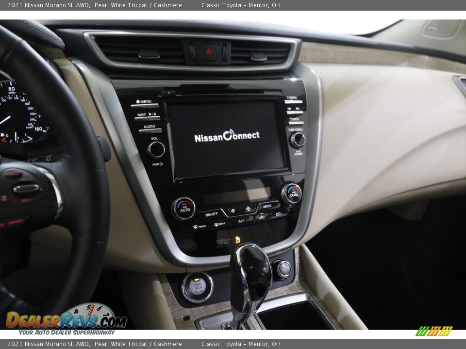 2021 Nissan Murano SL AWD Pearl White Tricoat / Cashmere Photo #9