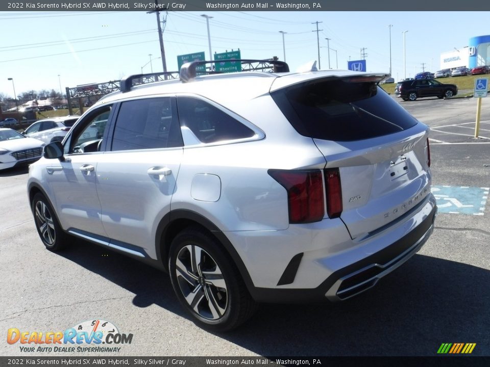 2022 Kia Sorento Hybrid SX AWD Hybrid Silky Silver / Gray Photo #8