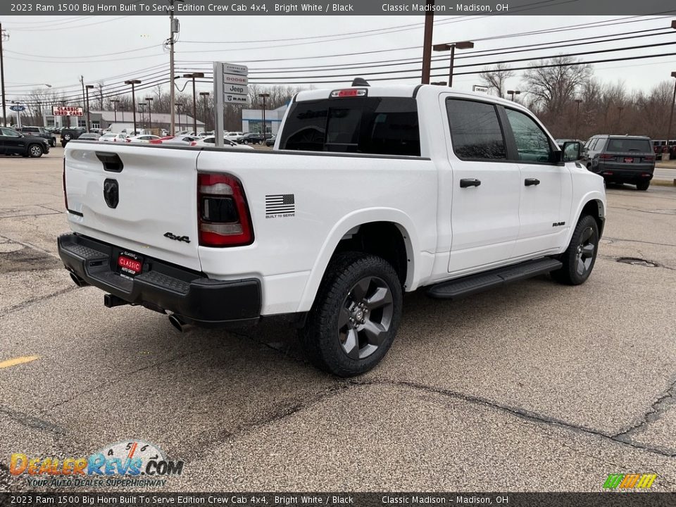 2023 Ram 1500 Big Horn Built To Serve Edition Crew Cab 4x4 Bright White / Black Photo #8