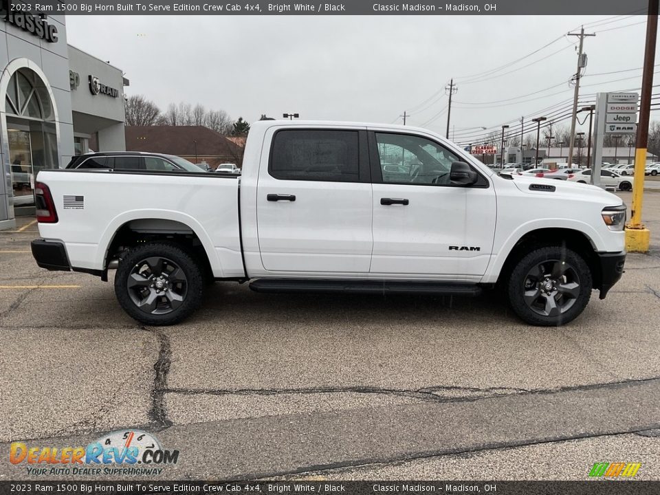 2023 Ram 1500 Big Horn Built To Serve Edition Crew Cab 4x4 Bright White / Black Photo #9