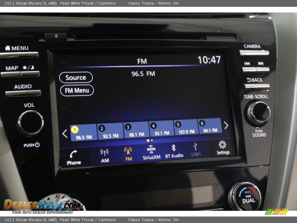 2021 Nissan Murano SL AWD Pearl White Tricoat / Cashmere Photo #11