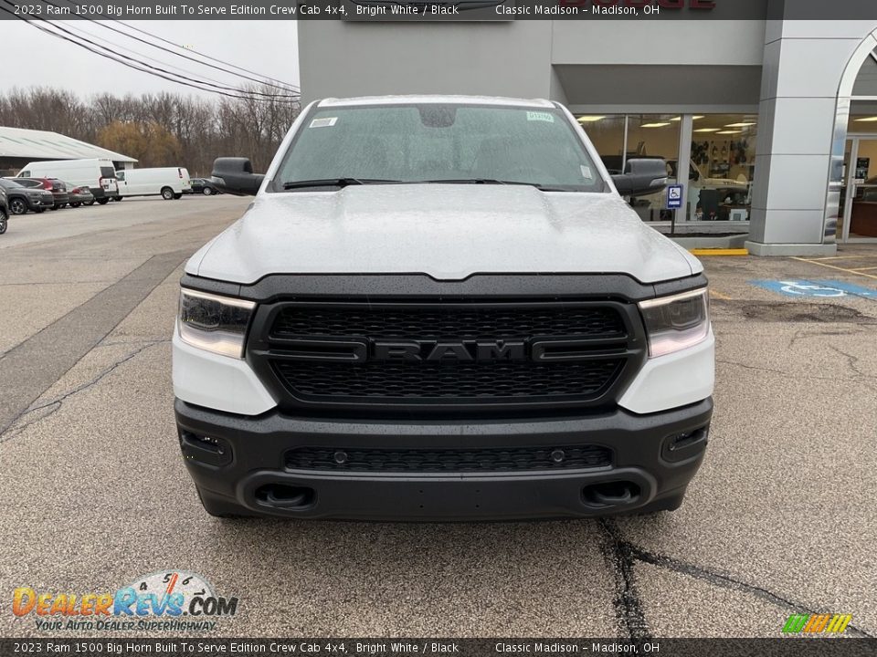 2023 Ram 1500 Big Horn Built To Serve Edition Crew Cab 4x4 Bright White / Black Photo #10