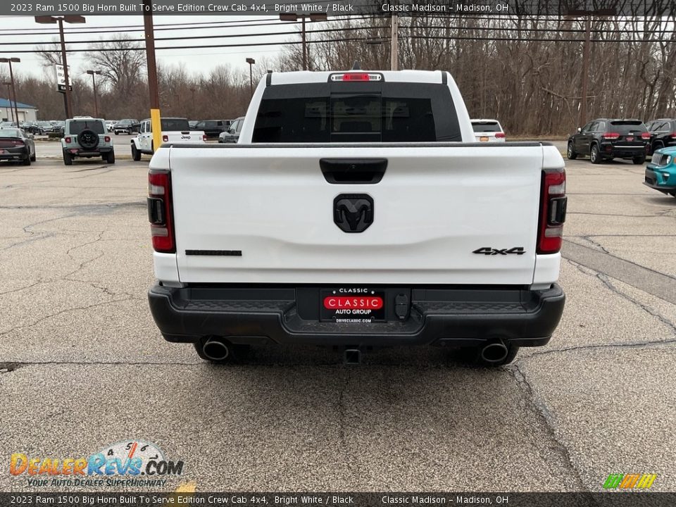 2023 Ram 1500 Big Horn Built To Serve Edition Crew Cab 4x4 Bright White / Black Photo #11