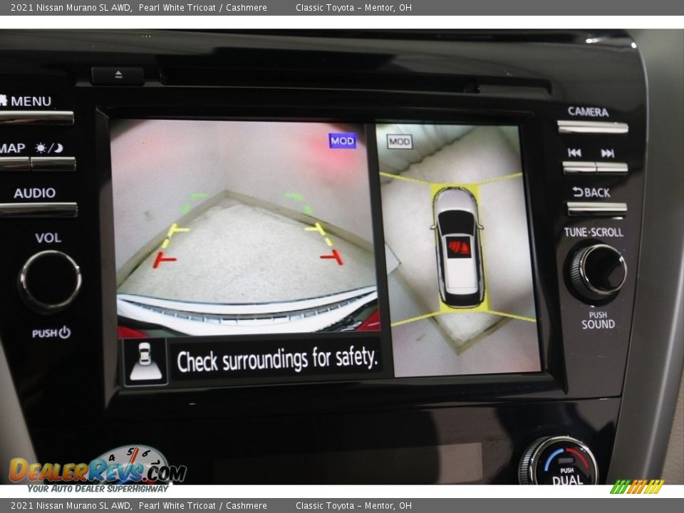 2021 Nissan Murano SL AWD Pearl White Tricoat / Cashmere Photo #13