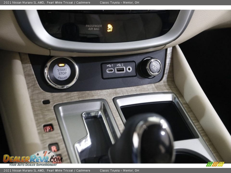 2021 Nissan Murano SL AWD Pearl White Tricoat / Cashmere Photo #15