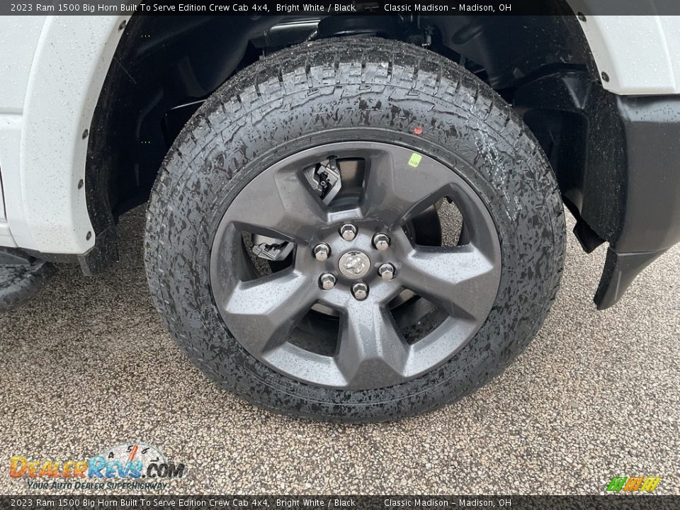 2023 Ram 1500 Big Horn Built To Serve Edition Crew Cab 4x4 Bright White / Black Photo #13
