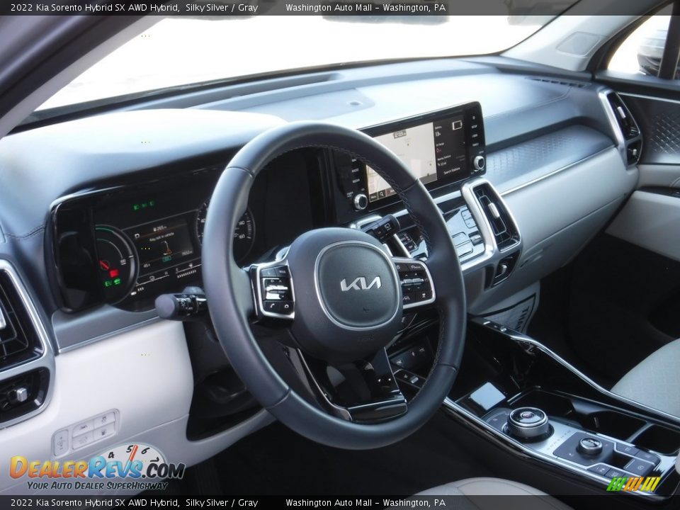 2022 Kia Sorento Hybrid SX AWD Hybrid Silky Silver / Gray Photo #15