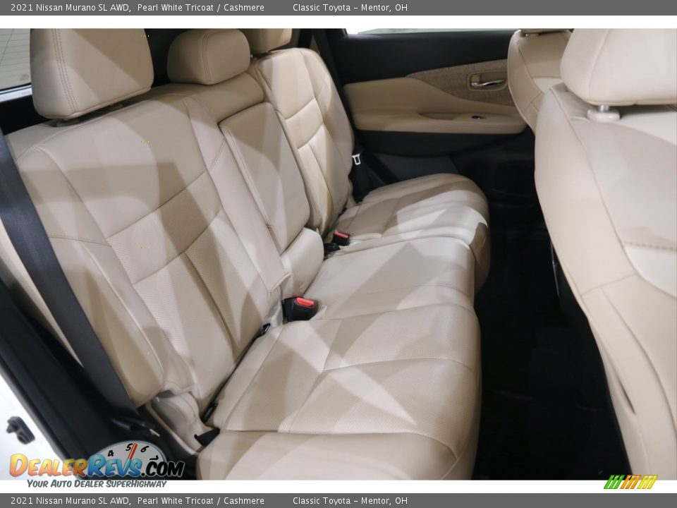 2021 Nissan Murano SL AWD Pearl White Tricoat / Cashmere Photo #17
