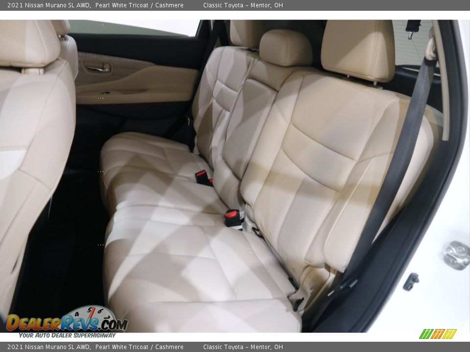 2021 Nissan Murano SL AWD Pearl White Tricoat / Cashmere Photo #18