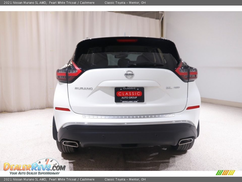 2021 Nissan Murano SL AWD Pearl White Tricoat / Cashmere Photo #19