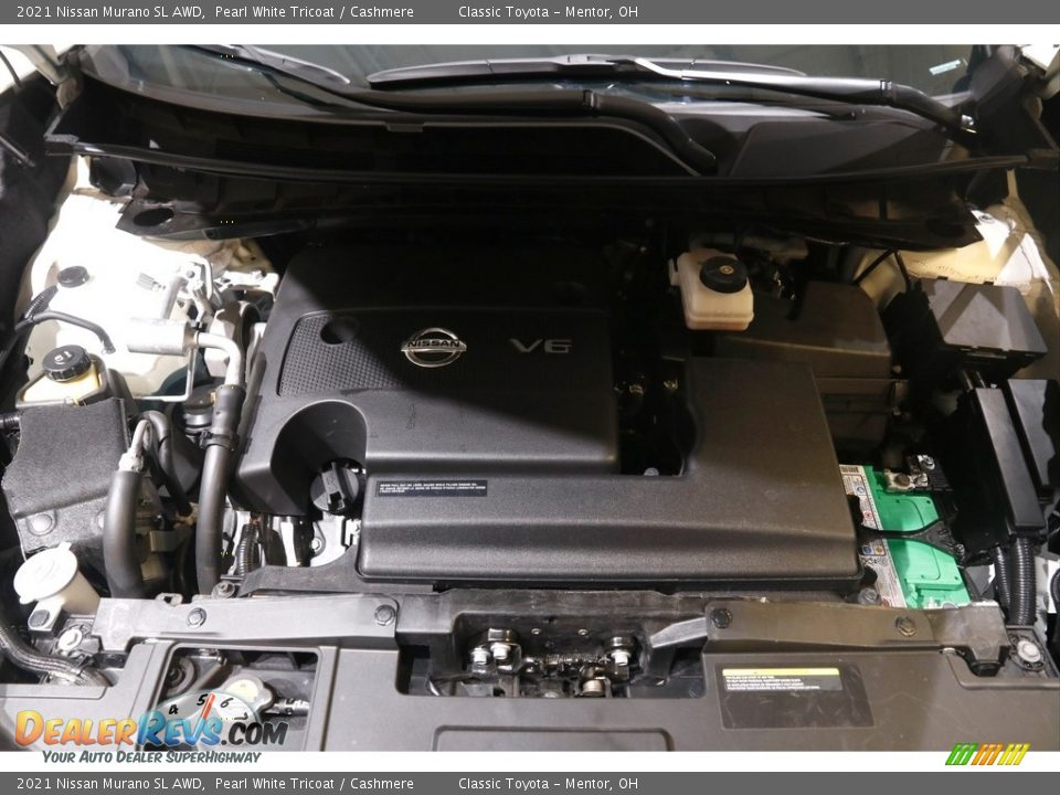 2021 Nissan Murano SL AWD Pearl White Tricoat / Cashmere Photo #20