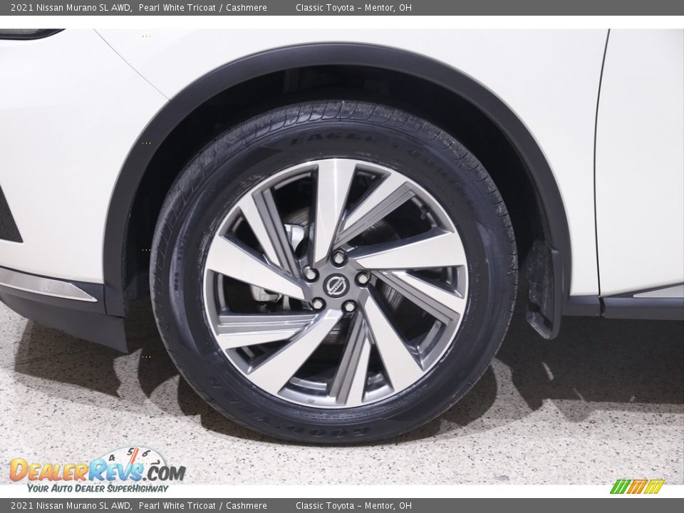 2021 Nissan Murano SL AWD Pearl White Tricoat / Cashmere Photo #21