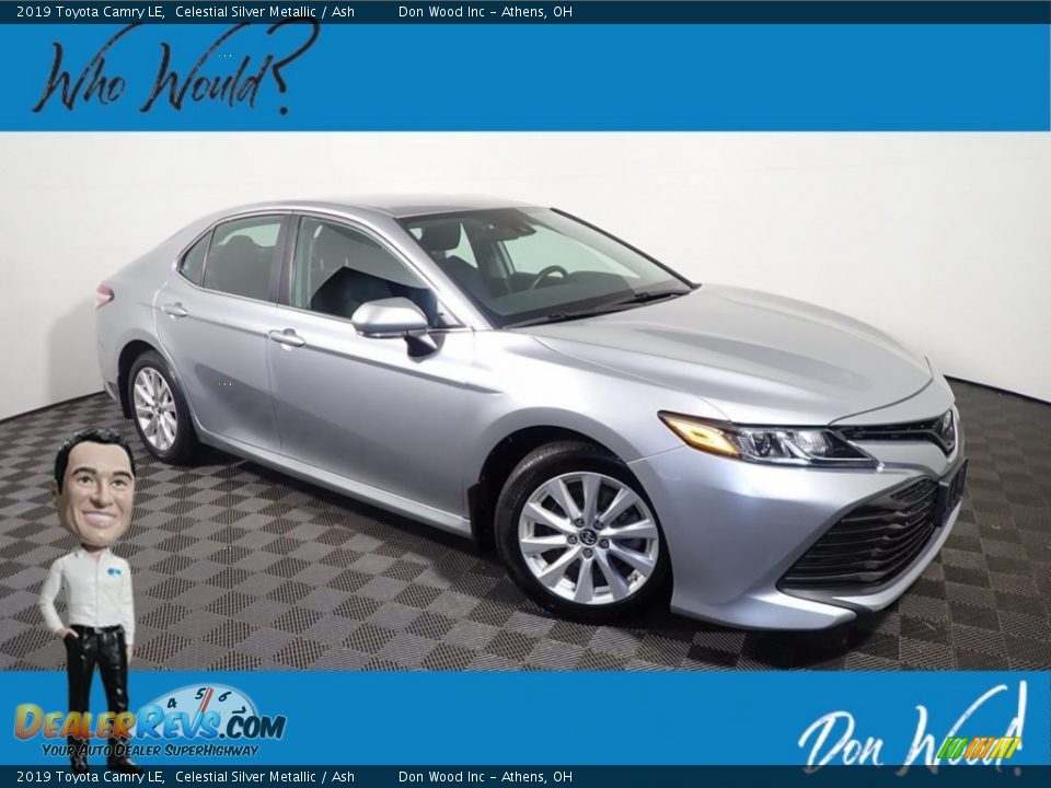 2019 Toyota Camry LE Celestial Silver Metallic / Ash Photo #1