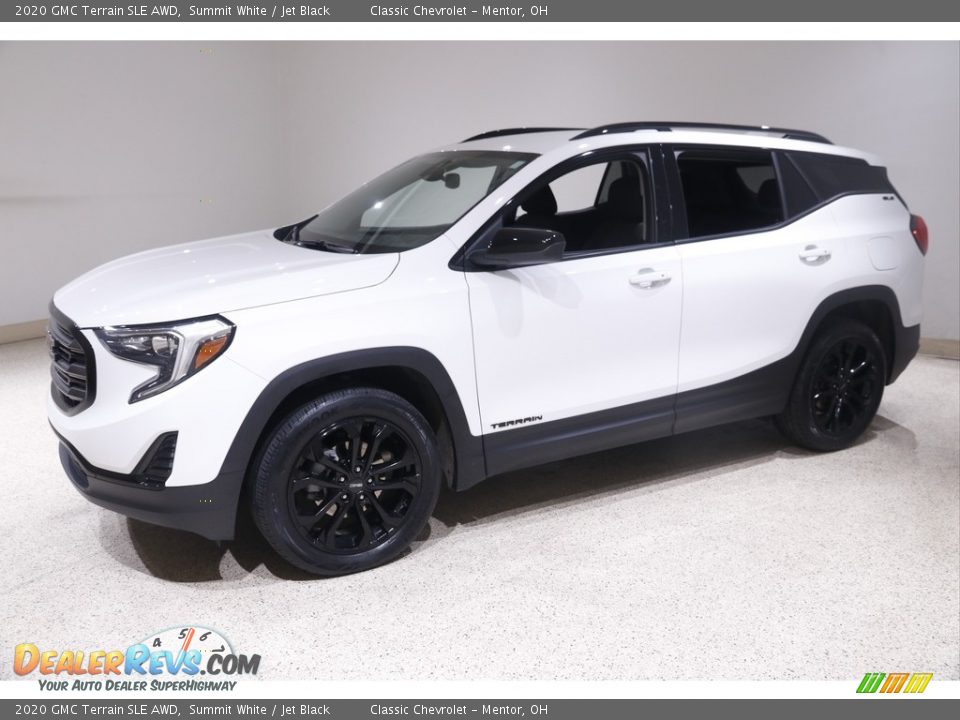 2020 GMC Terrain SLE AWD Summit White / Jet Black Photo #3