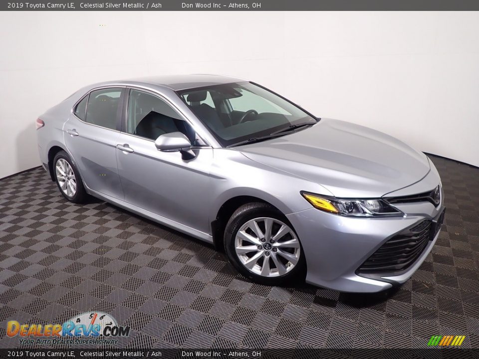 2019 Toyota Camry LE Celestial Silver Metallic / Ash Photo #3