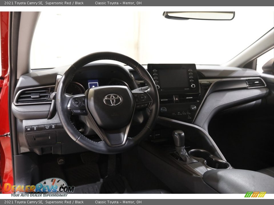 2021 Toyota Camry SE Supersonic Red / Black Photo #6