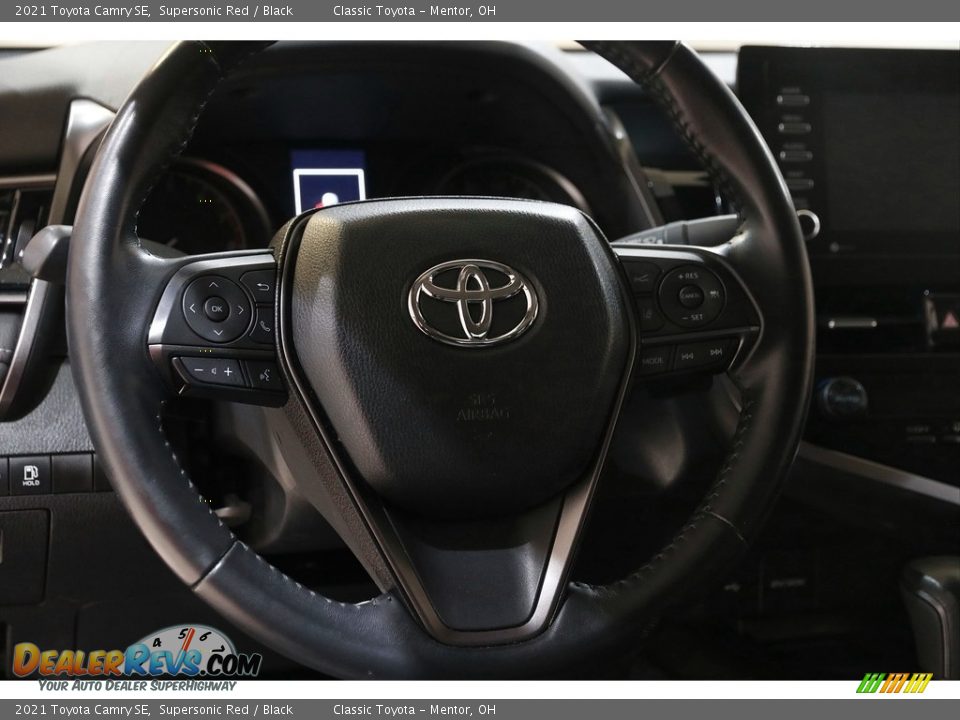 2021 Toyota Camry SE Supersonic Red / Black Photo #7