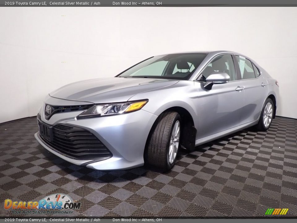 2019 Toyota Camry LE Celestial Silver Metallic / Ash Photo #7