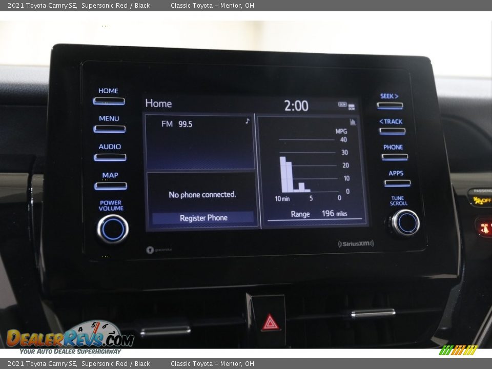 2021 Toyota Camry SE Supersonic Red / Black Photo #10