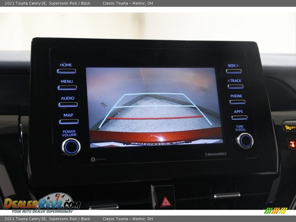 2021 Toyota Camry SE Supersonic Red / Black Photo #11