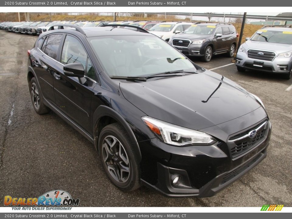 2020 Subaru Crosstrek 2.0 Limited Crystal Black Silica / Black Photo #3