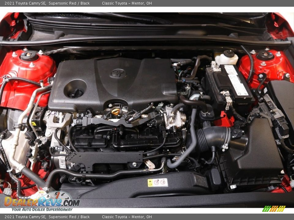 2021 Toyota Camry SE Supersonic Red / Black Photo #17